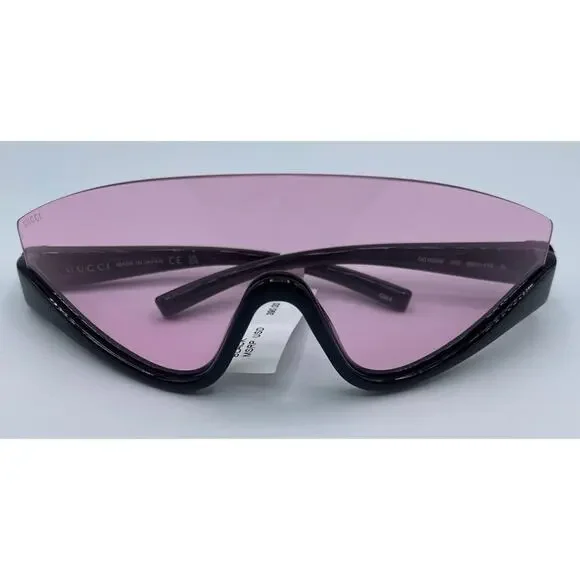 GUCCI Shield GG1650S 002 Black Pink Unisex Sunglasses - Picture 6 of 11